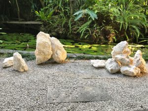 琉球石灰岩の坪庭　原石　